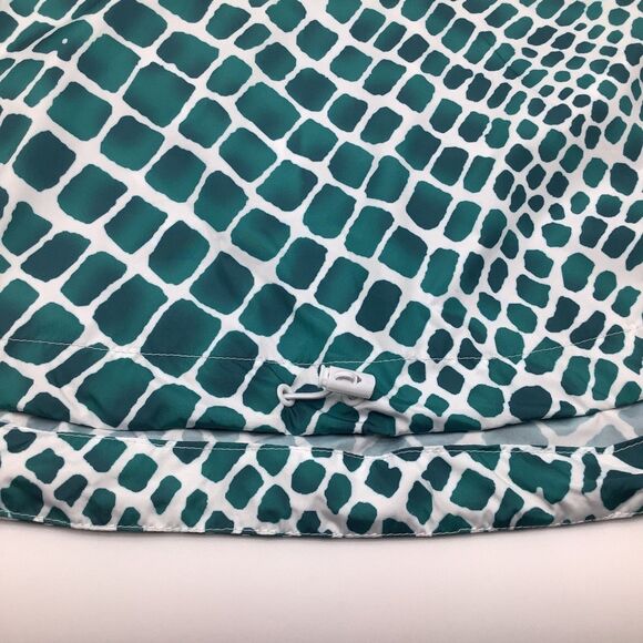 The Bubble Womens‎ Poncho Lefty Hooded Jacket Green Size Medium NWT - Picture 9 of 14